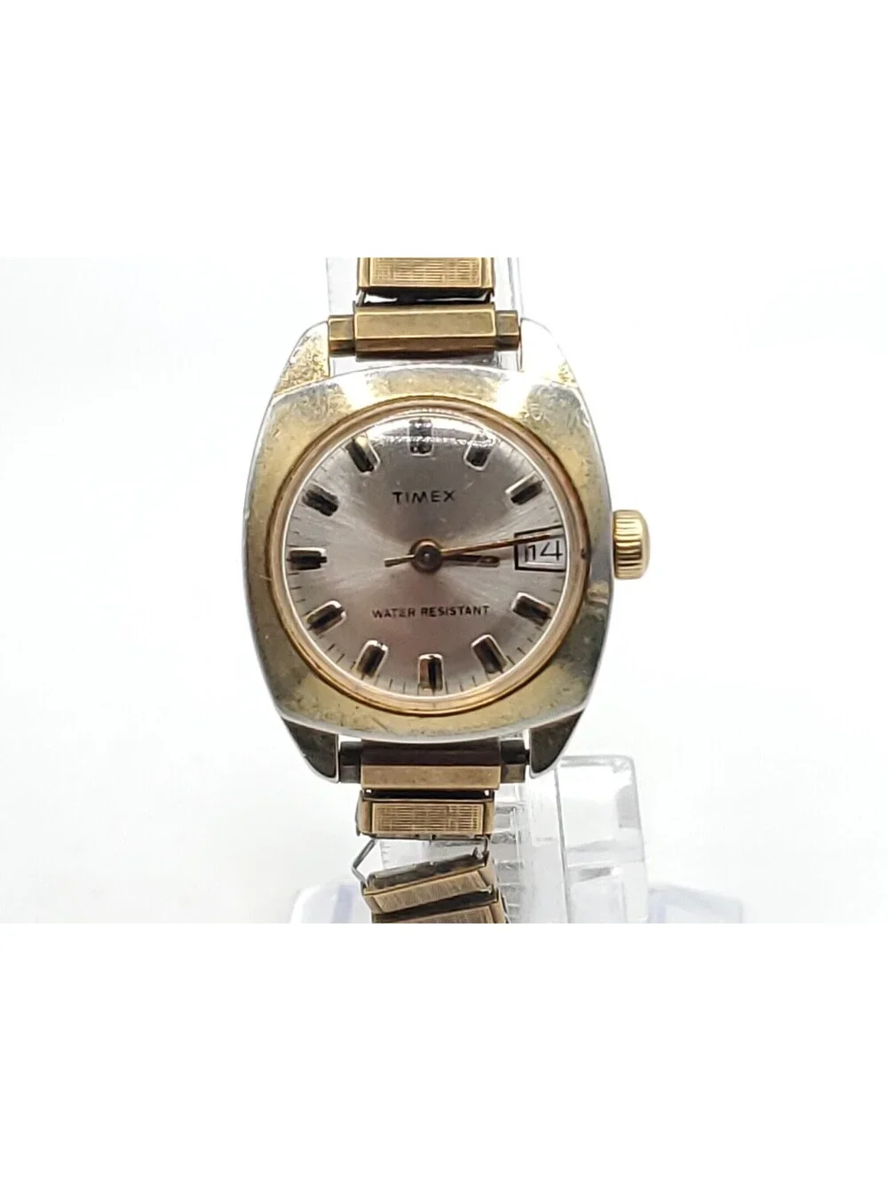 Timex Mechanical  Water Resistance Watch Womens For Parts Or Repair 24mm